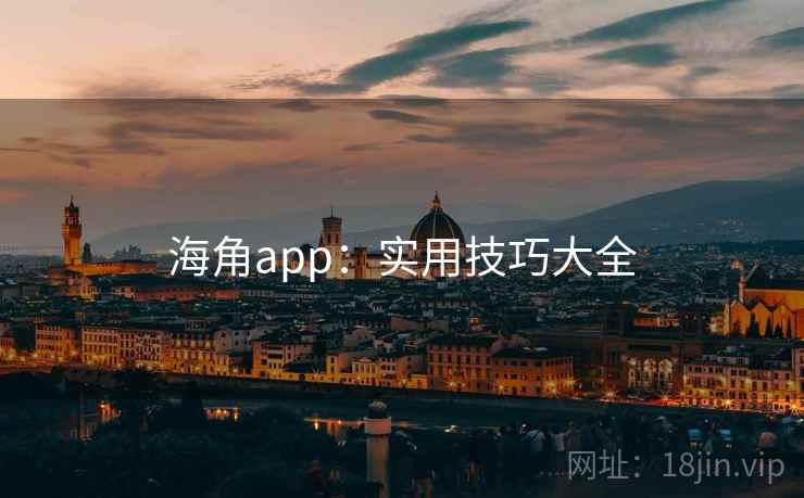 海角app：实用技巧大全