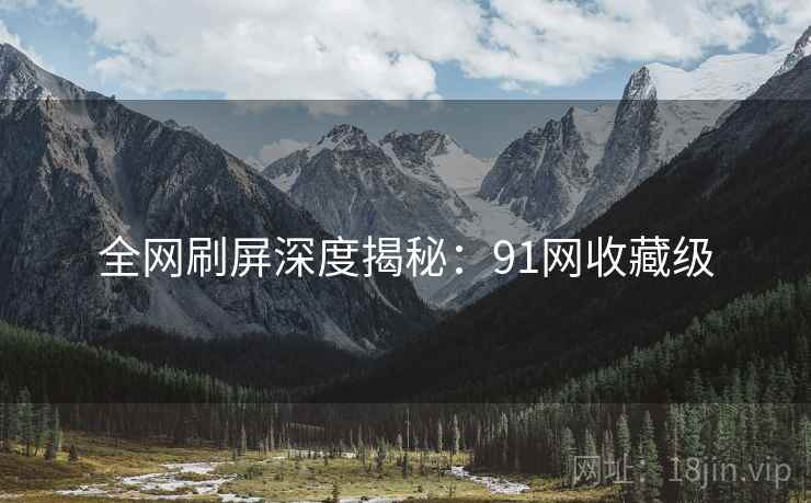 全网刷屏深度揭秘：91网收藏级
