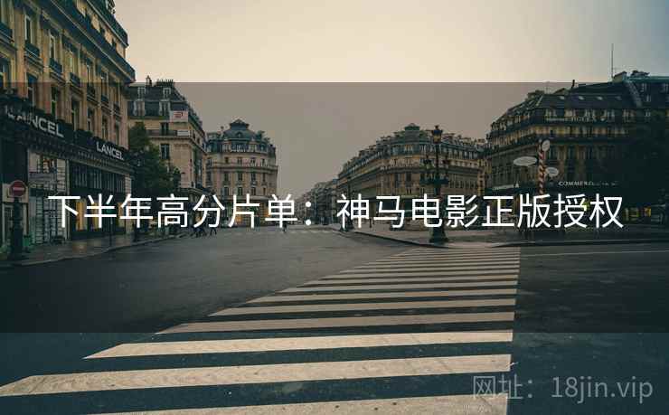 下半年高分片单：神马电影正版授权